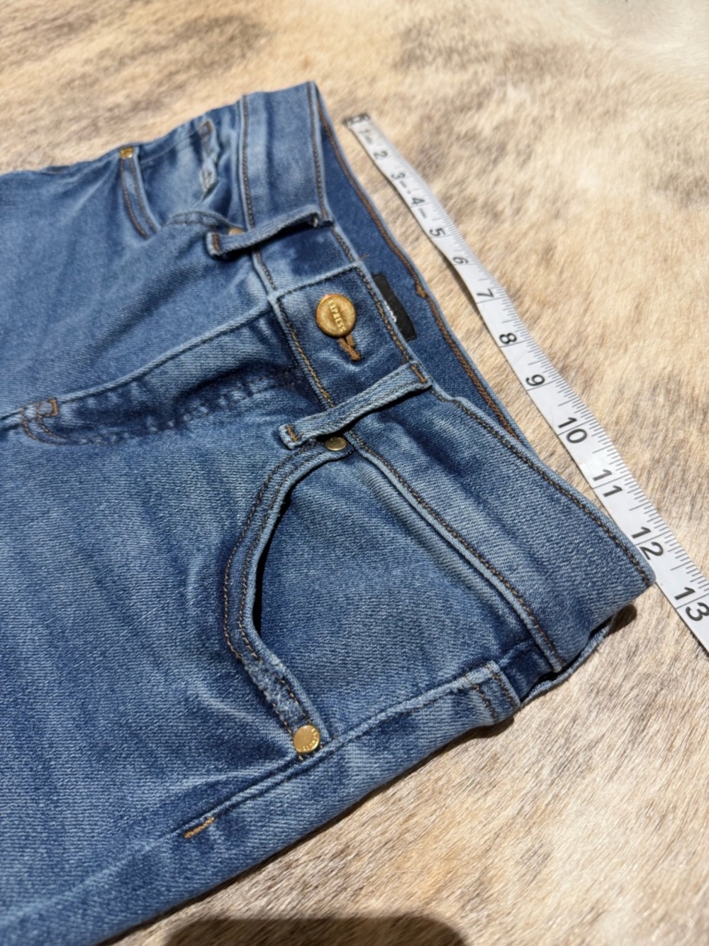 Express Skyscraper Jeans Size 2 High Rise Distressed Bootcut Split Hem - Picture 7 of 12